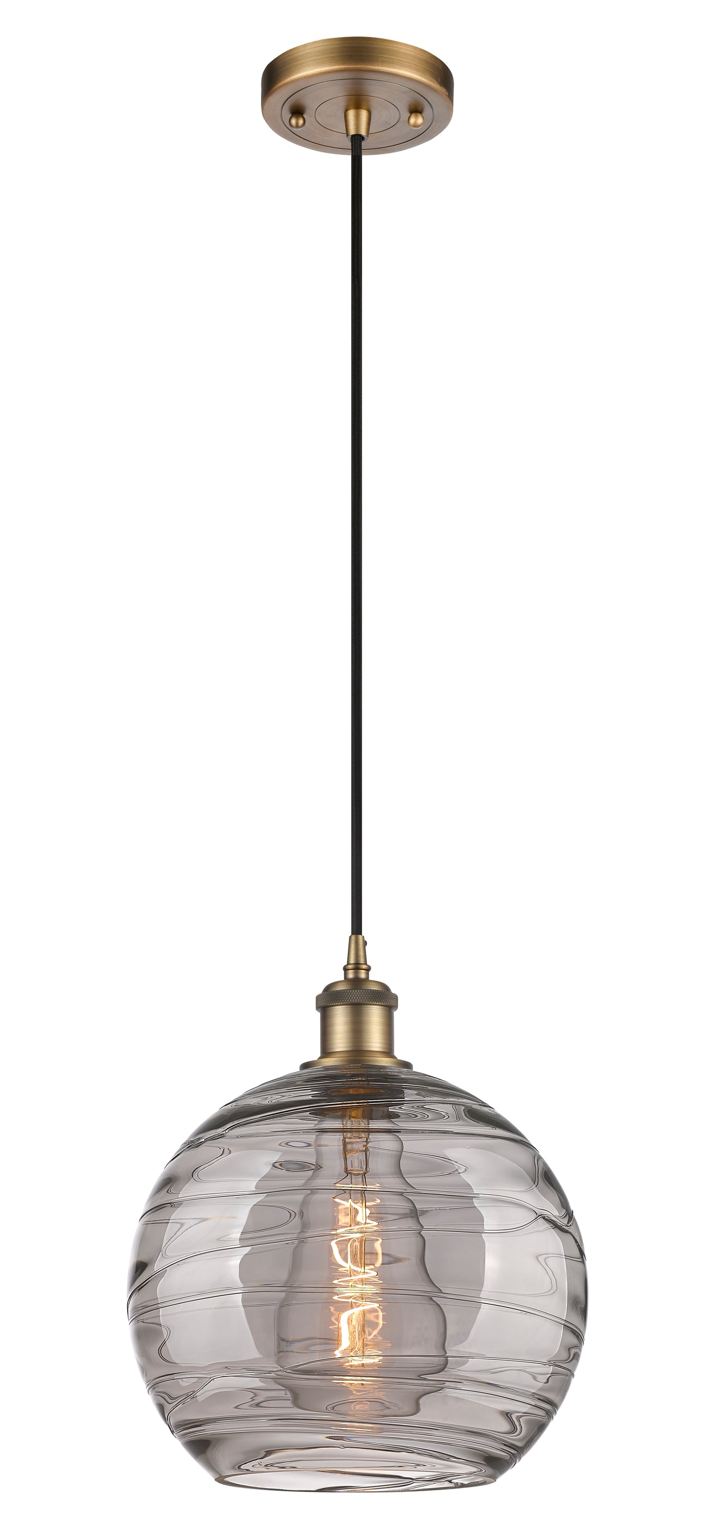 Ballston Mini Pendant Antique Brass Finish