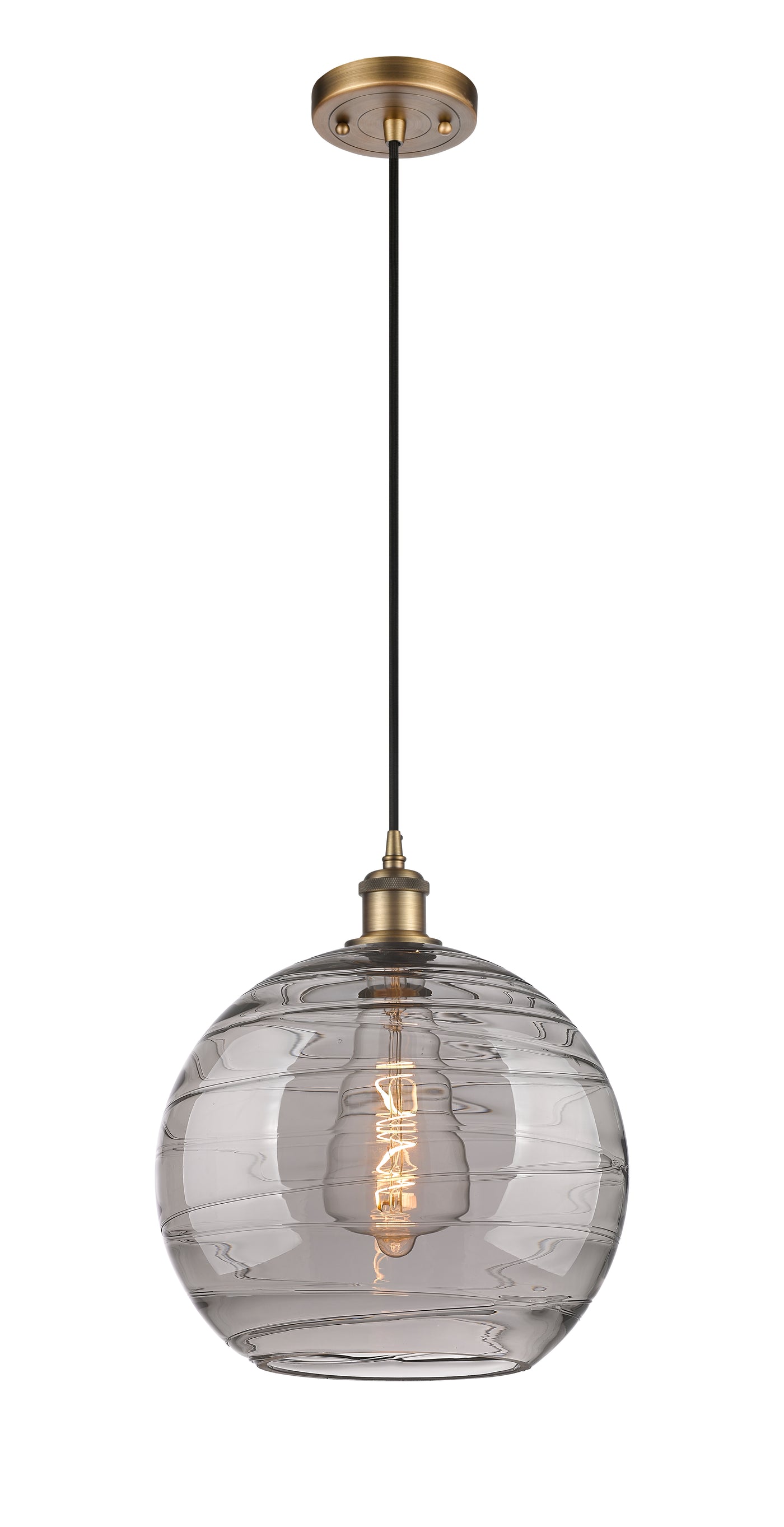 Ballston Mini Pendant Antique Brass Finish