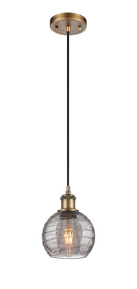 Ballston Mini Pendant Antique Brass Finish