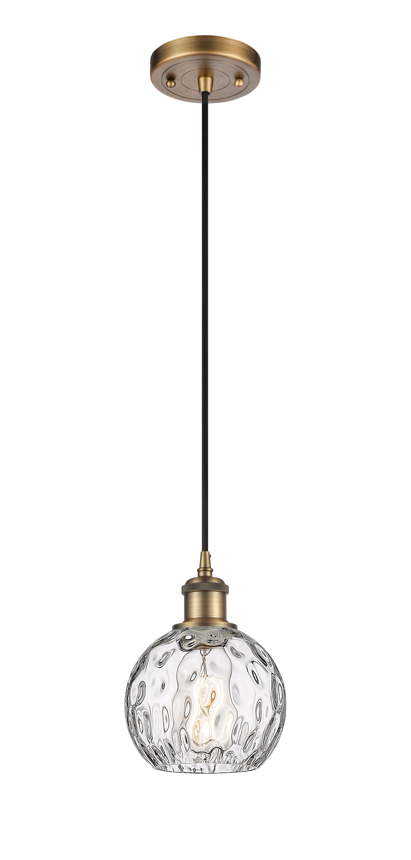 Ballston Mini Pendant Antique Brass