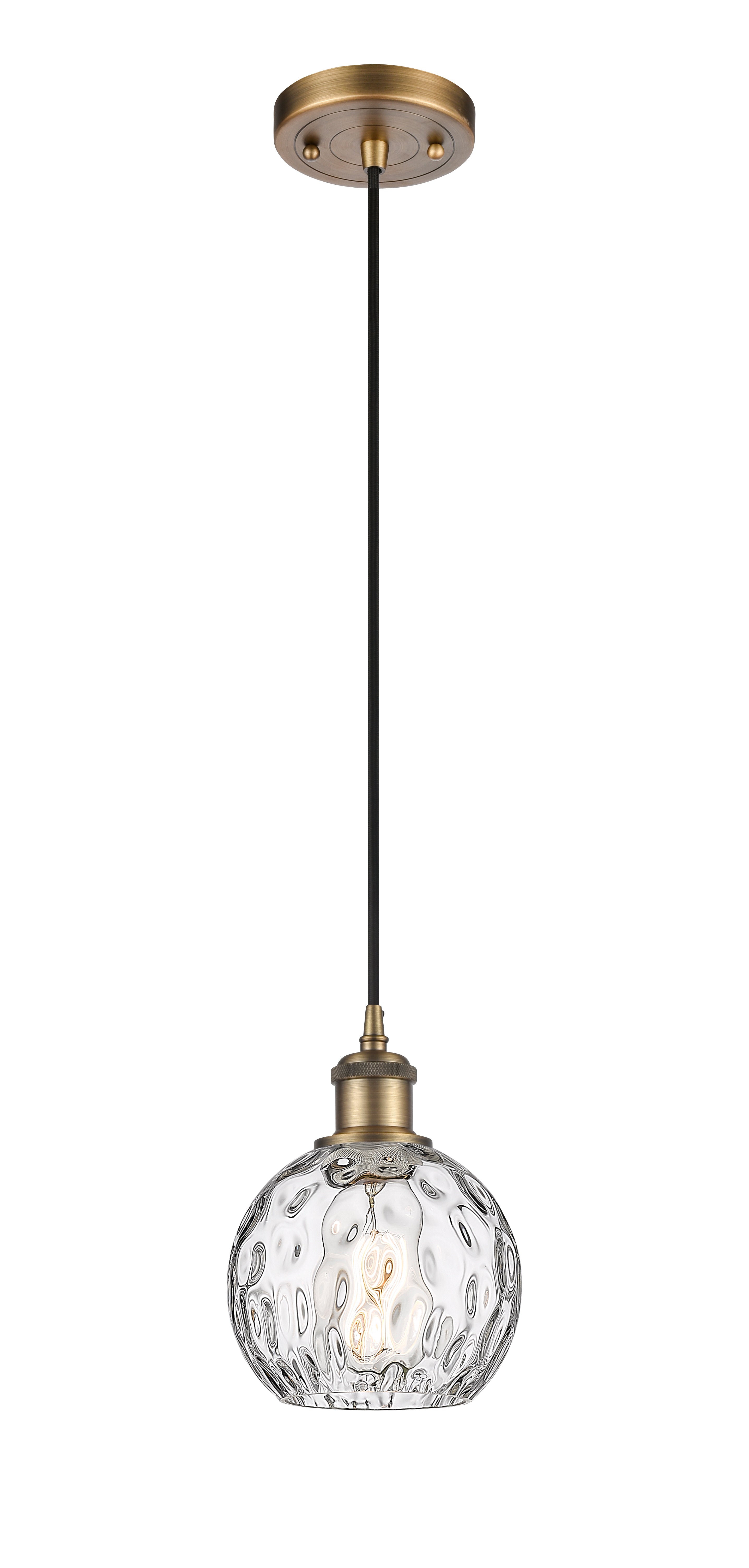 Ballston Mini Pendant Antique Brass