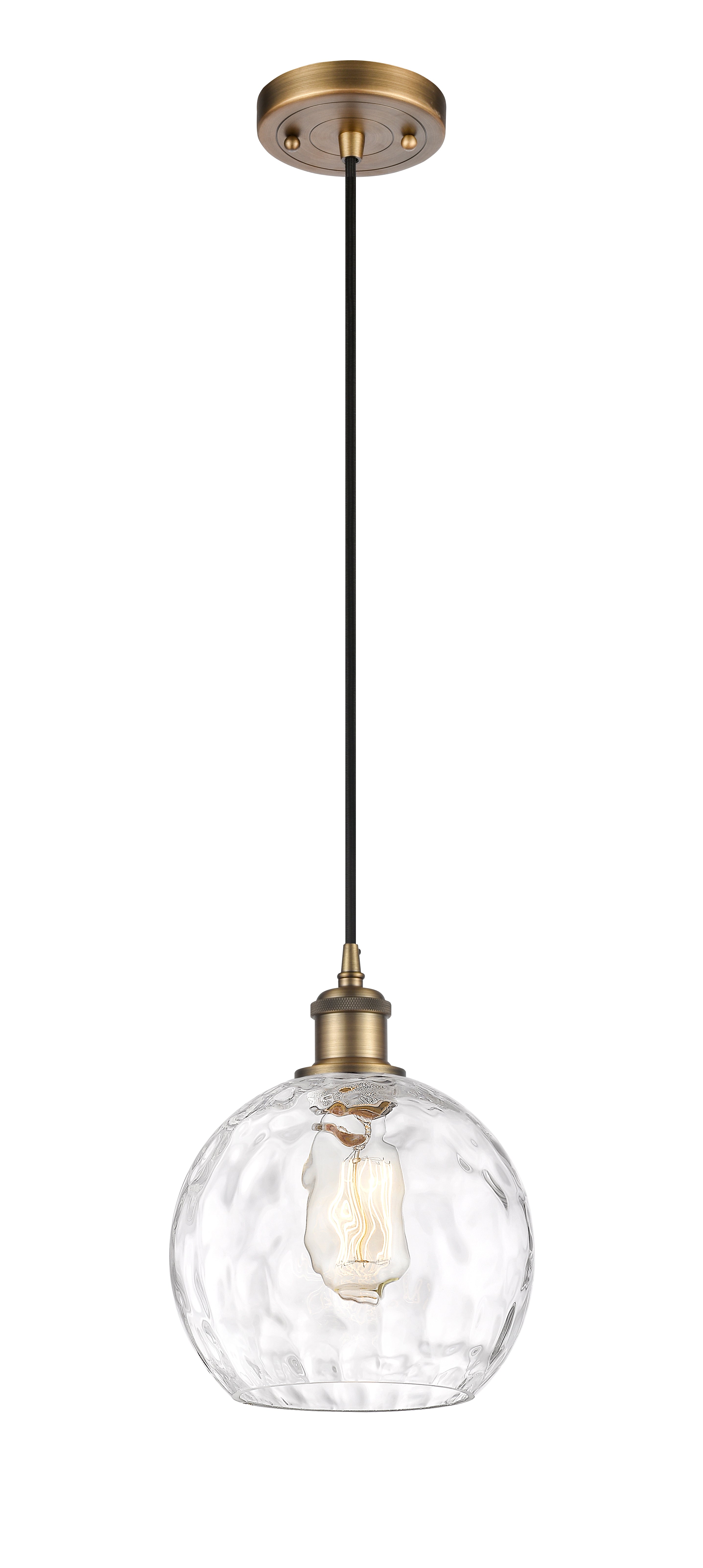 Ballston Mini Pendant Antique Brass Finish