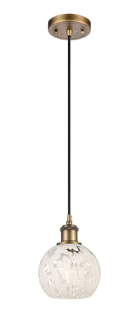 Ballston Mini Pendant Antique Brass 8 Inch