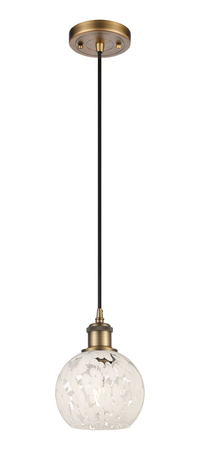 Ballston Mini Pendant Antique Brass 8 Inch
