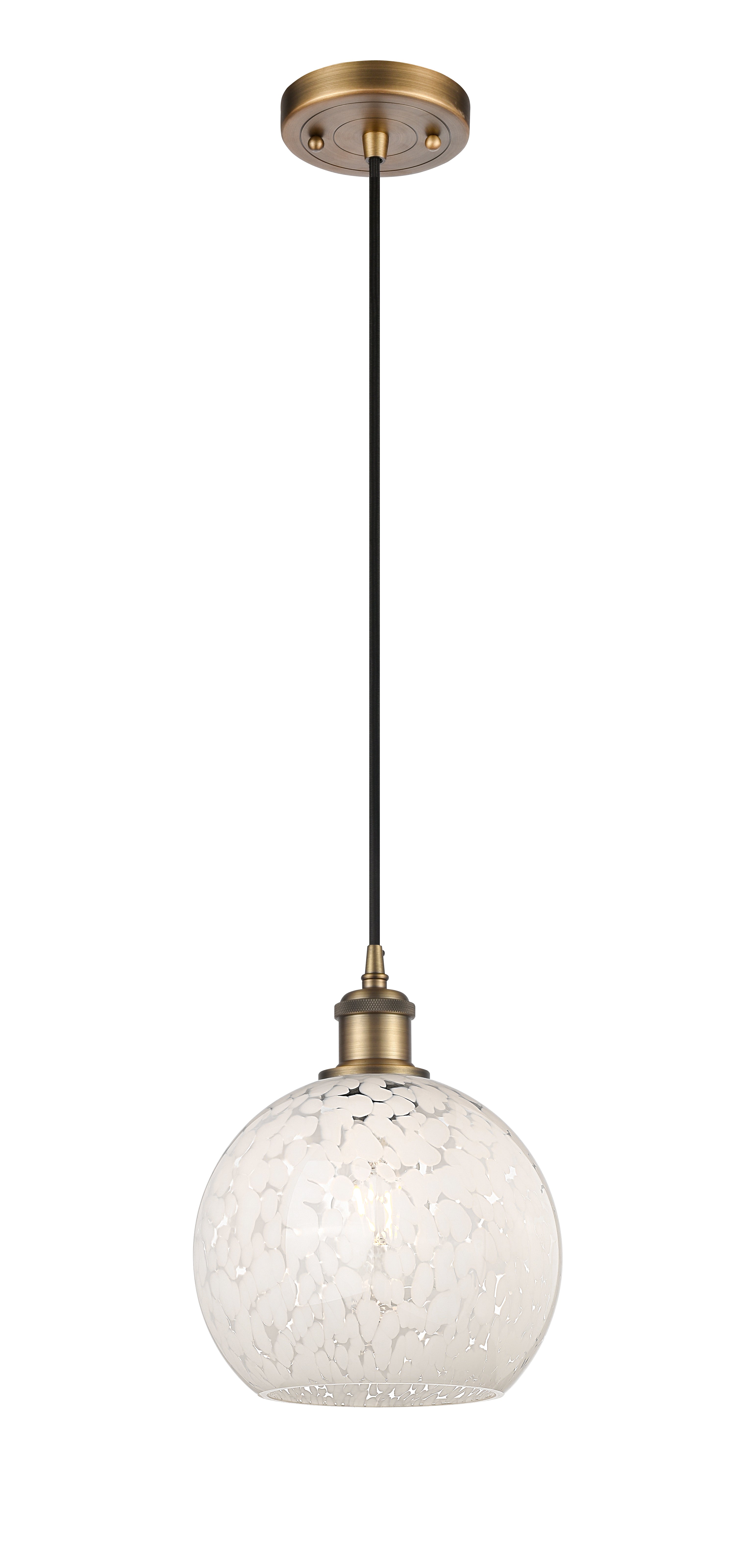 Ballston Mini Pendant Antique Brass Finish