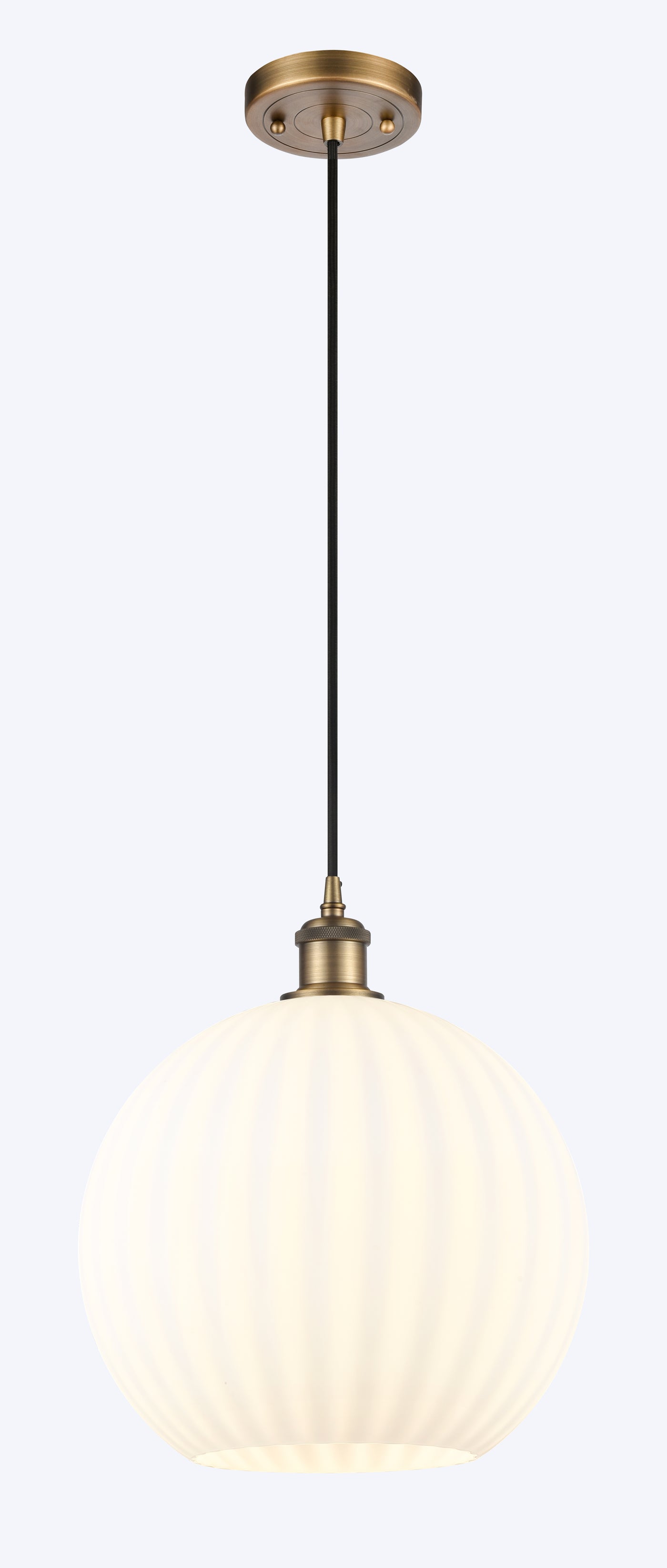 Ballston Mini Pendant Antique Brass Finish