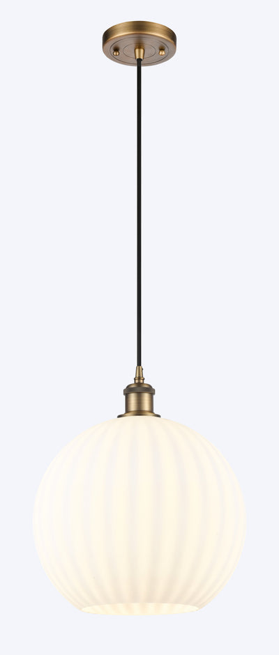 Ballston Mini Pendant Antique Brass Finish