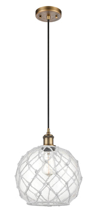 Ballston Mini Pendant Antique Brass Finish