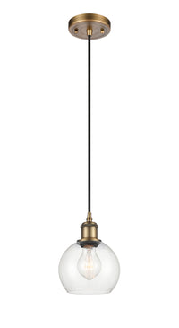 Ballston Mini Pendant Antique Brass Finish