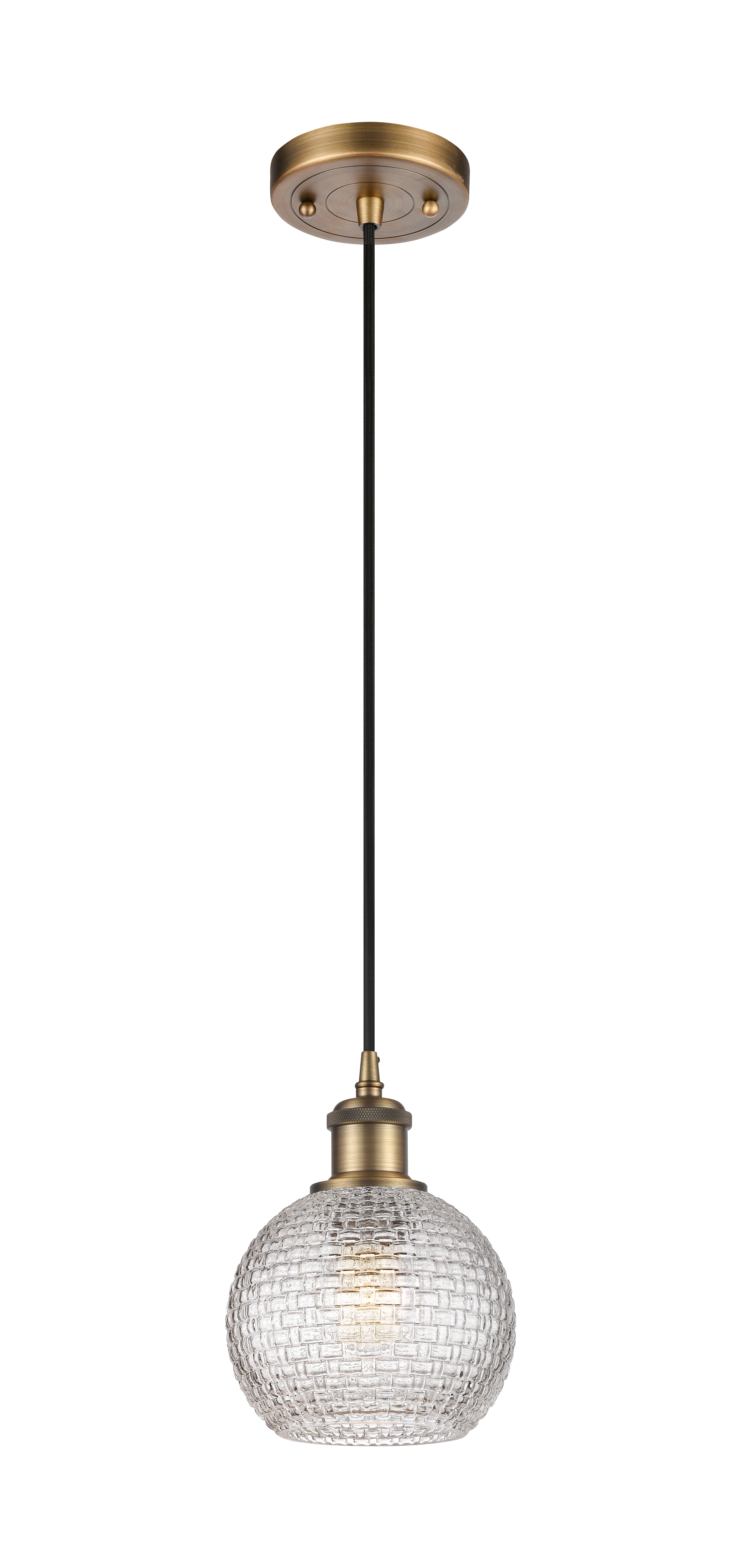 Ballston Mini Pendant Antique Brass Steel