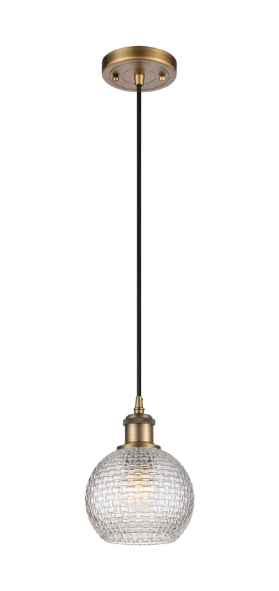 Ballston Mini Pendant Antique Brass Steel