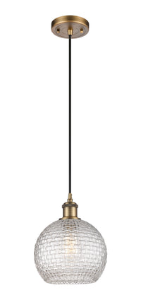 Ballston Mini Pendant Antique Brass Finish