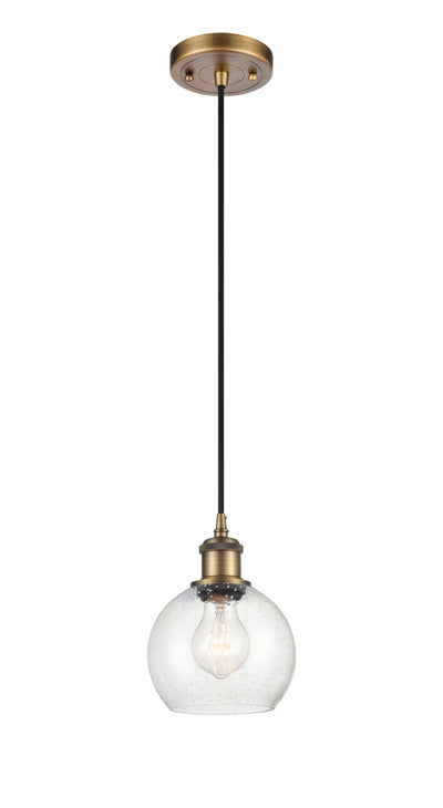 Ballston Mini Pendant Antique Brass Finish