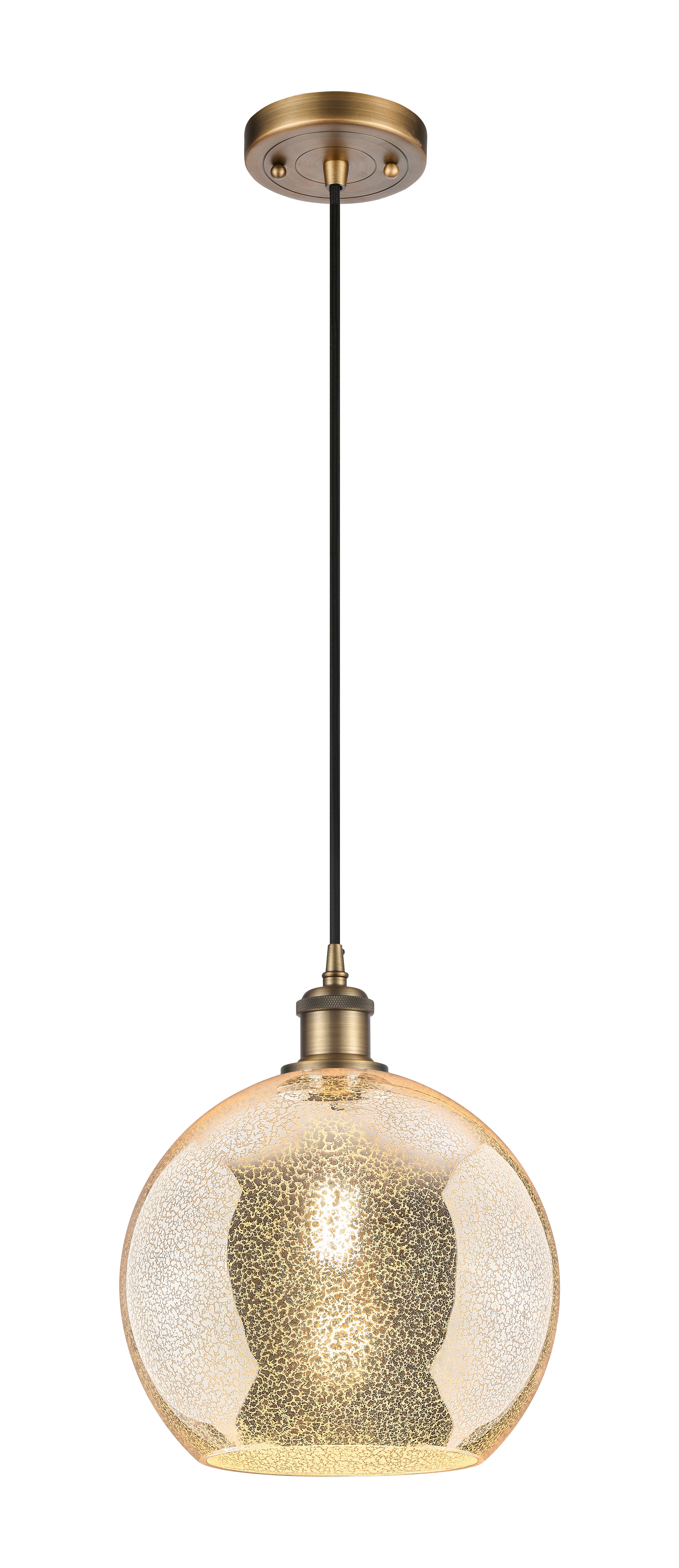 Ballston Mini Pendant Antique Brass Finish