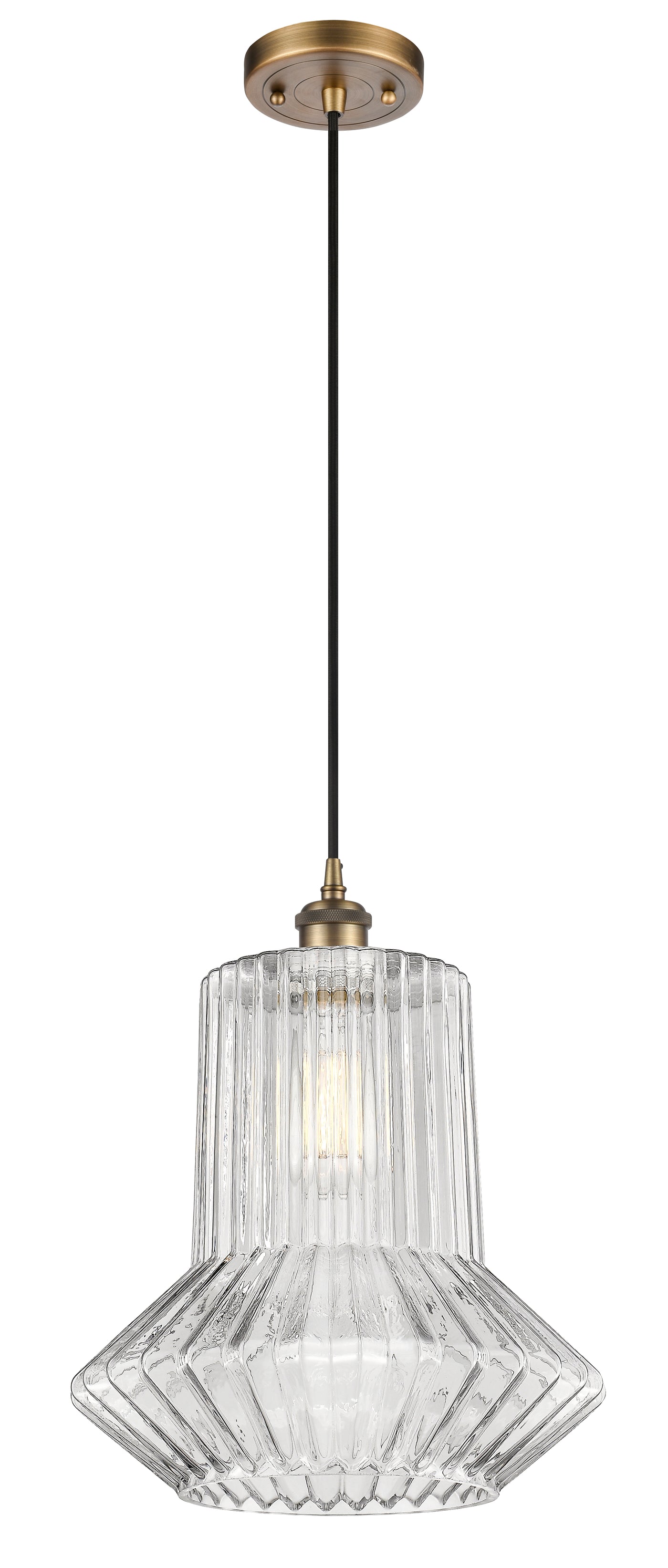 Ballston Mini Pendant Antique Brass Finish