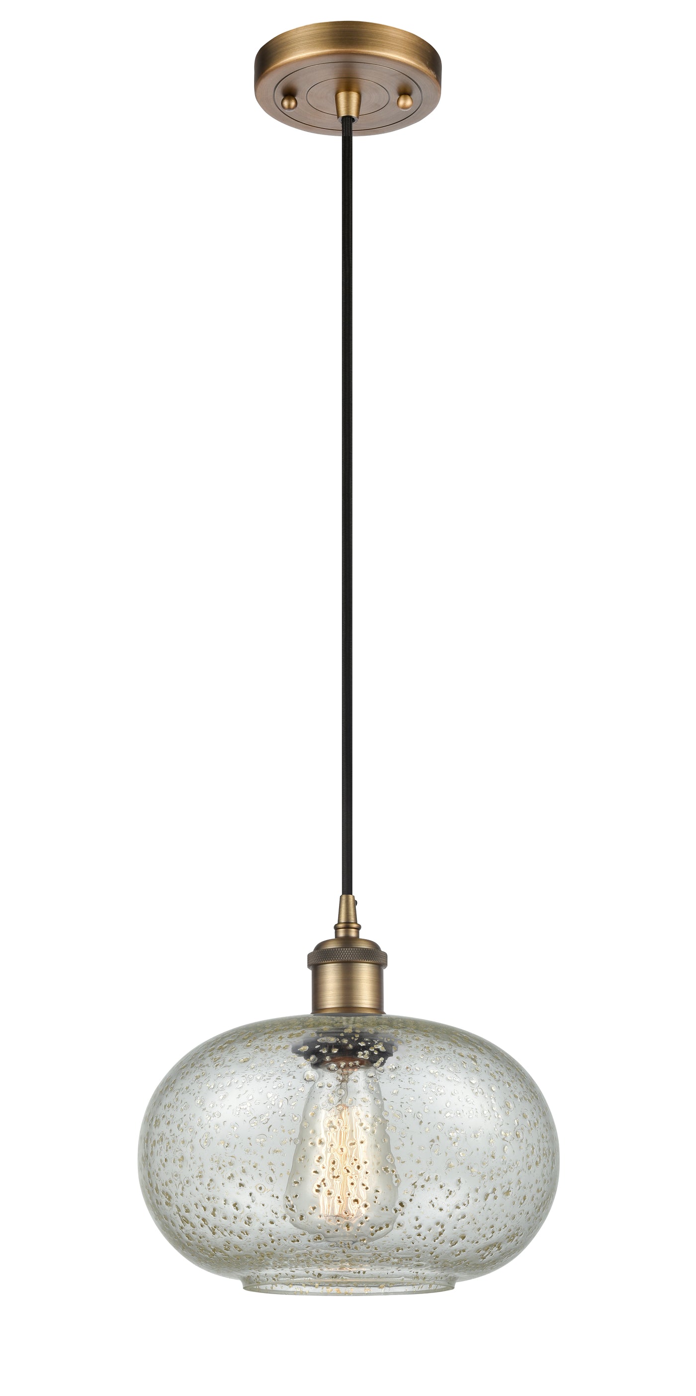 Ballston Mini Pendant Antique Brass Finish