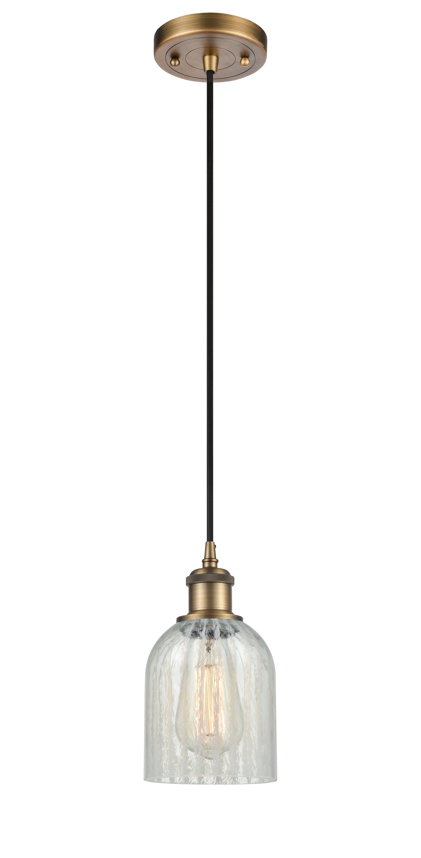Ballston Mini Pendant Antique Brass Finish