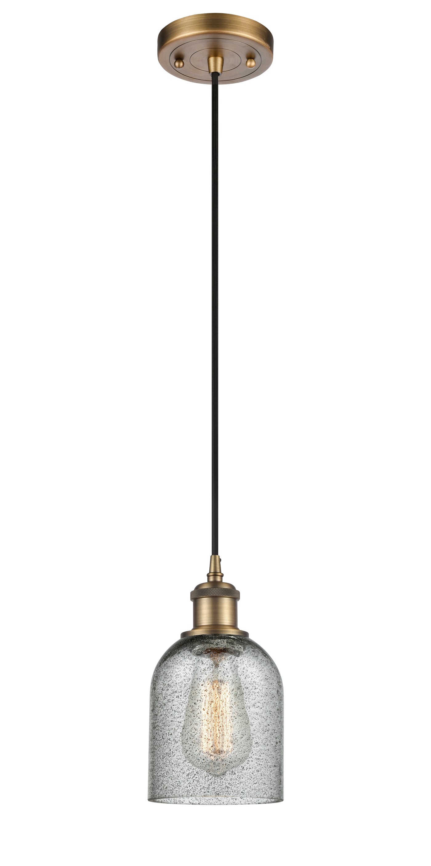 Ballston Mini Pendant Antique Brass Finish