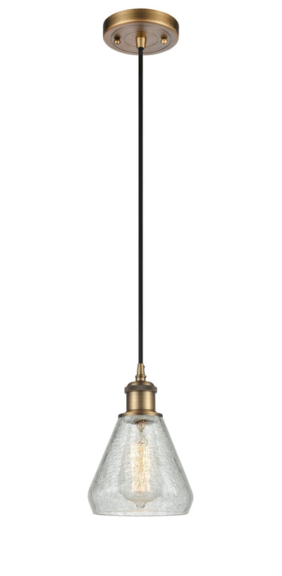 Ballston Mini Pendant Antique Brass 6 Inch