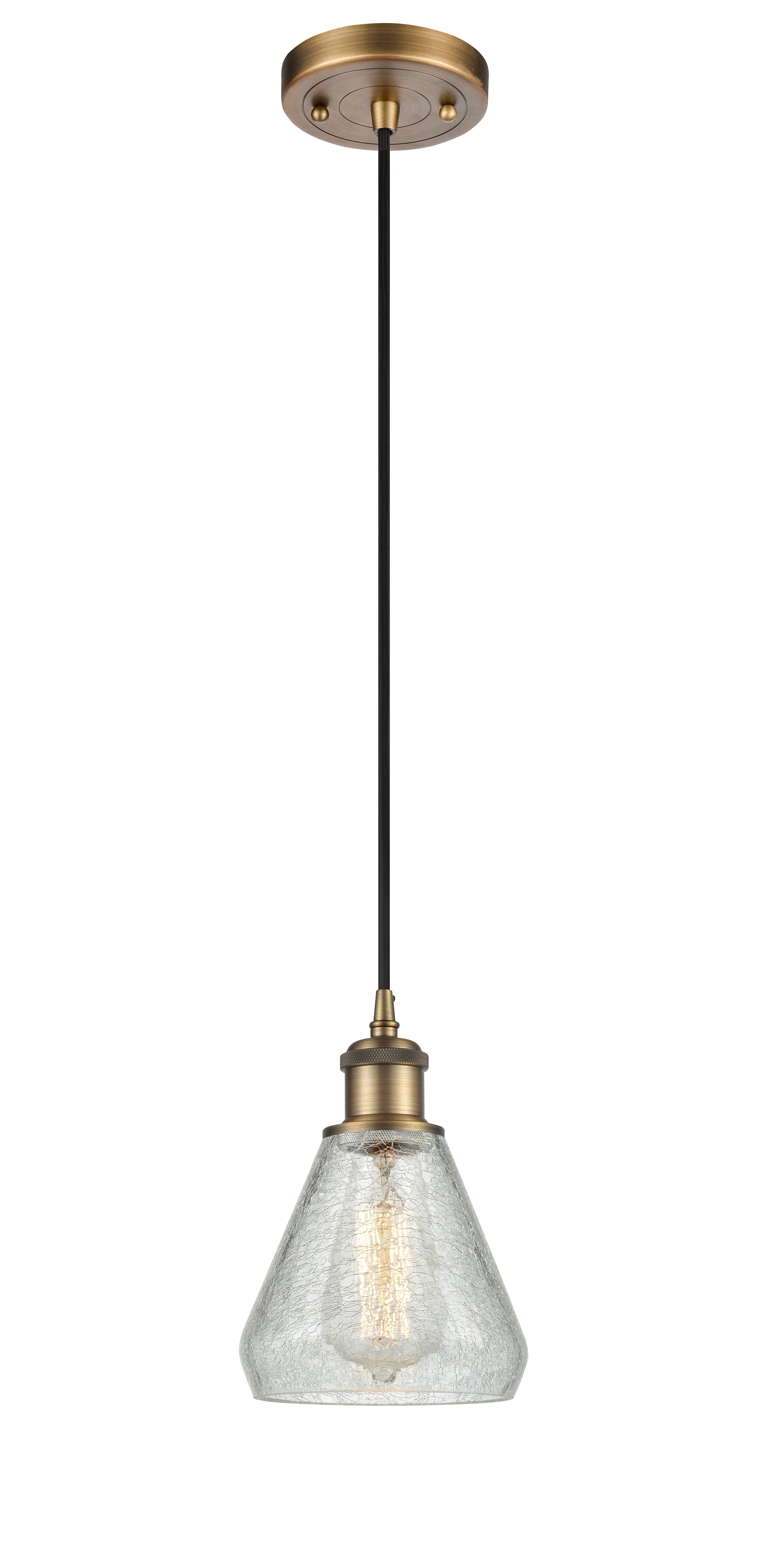Ballston Mini Pendant Antique Brass Steel