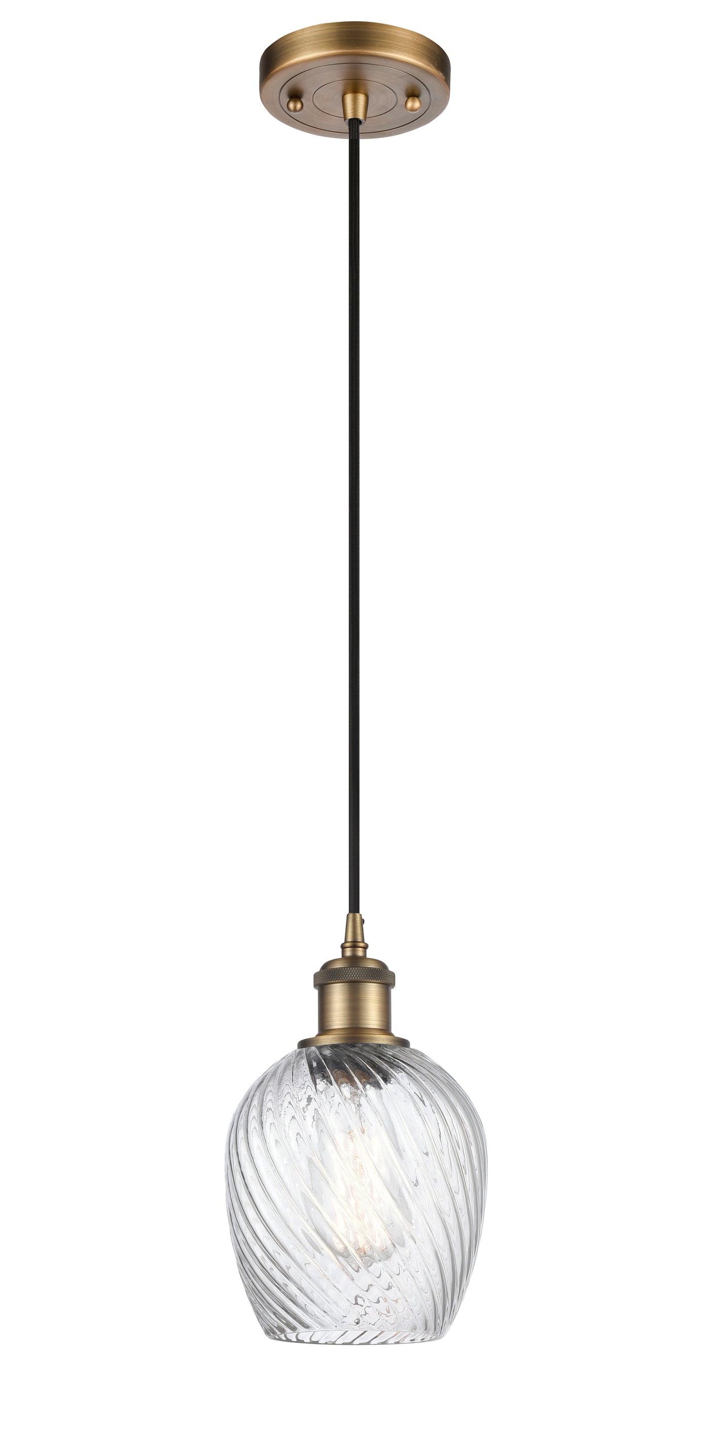Ballston Mini Pendant Antique Brass Cast