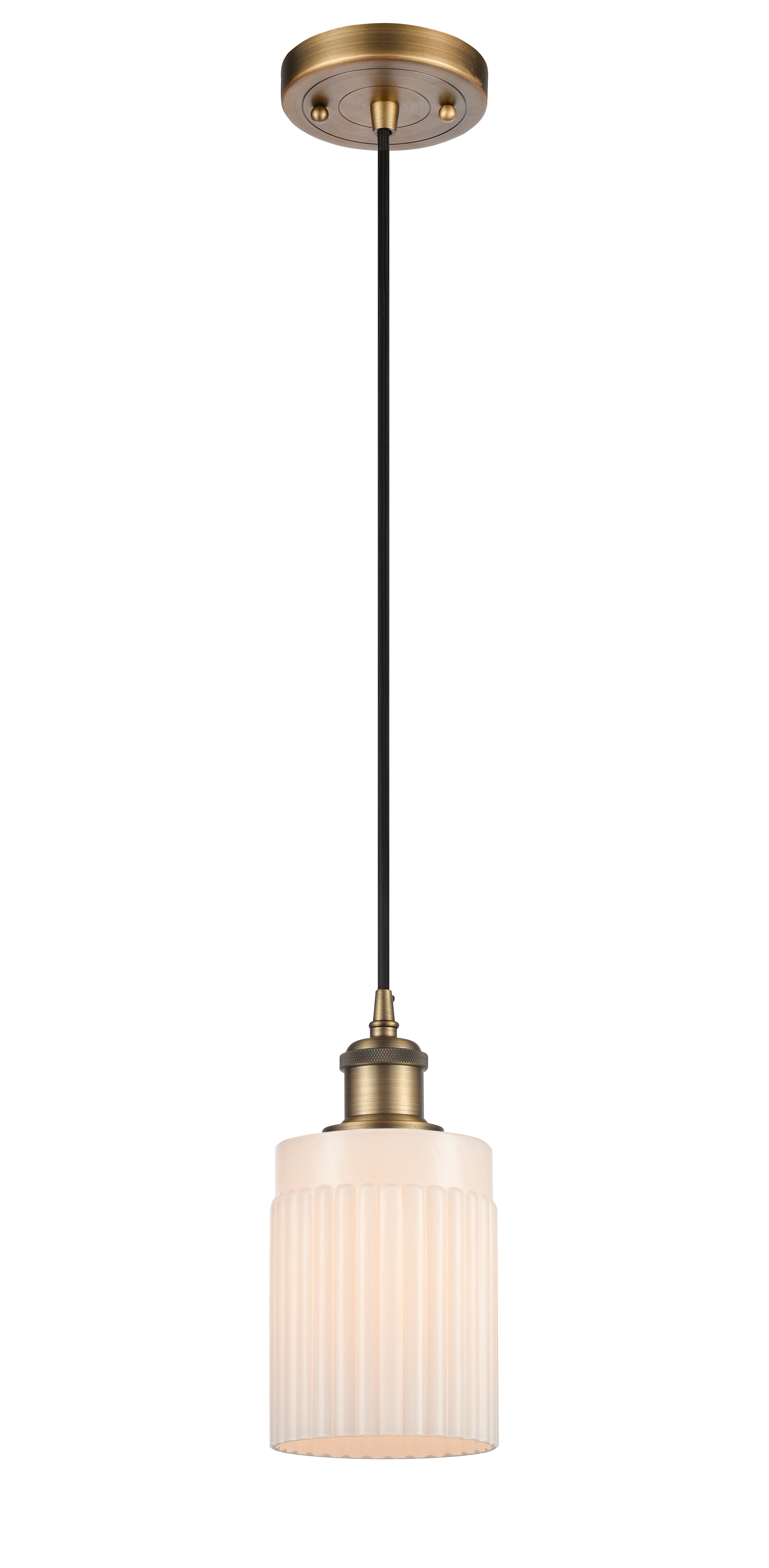 Ballston Mini Pendant Antique Brass Finish