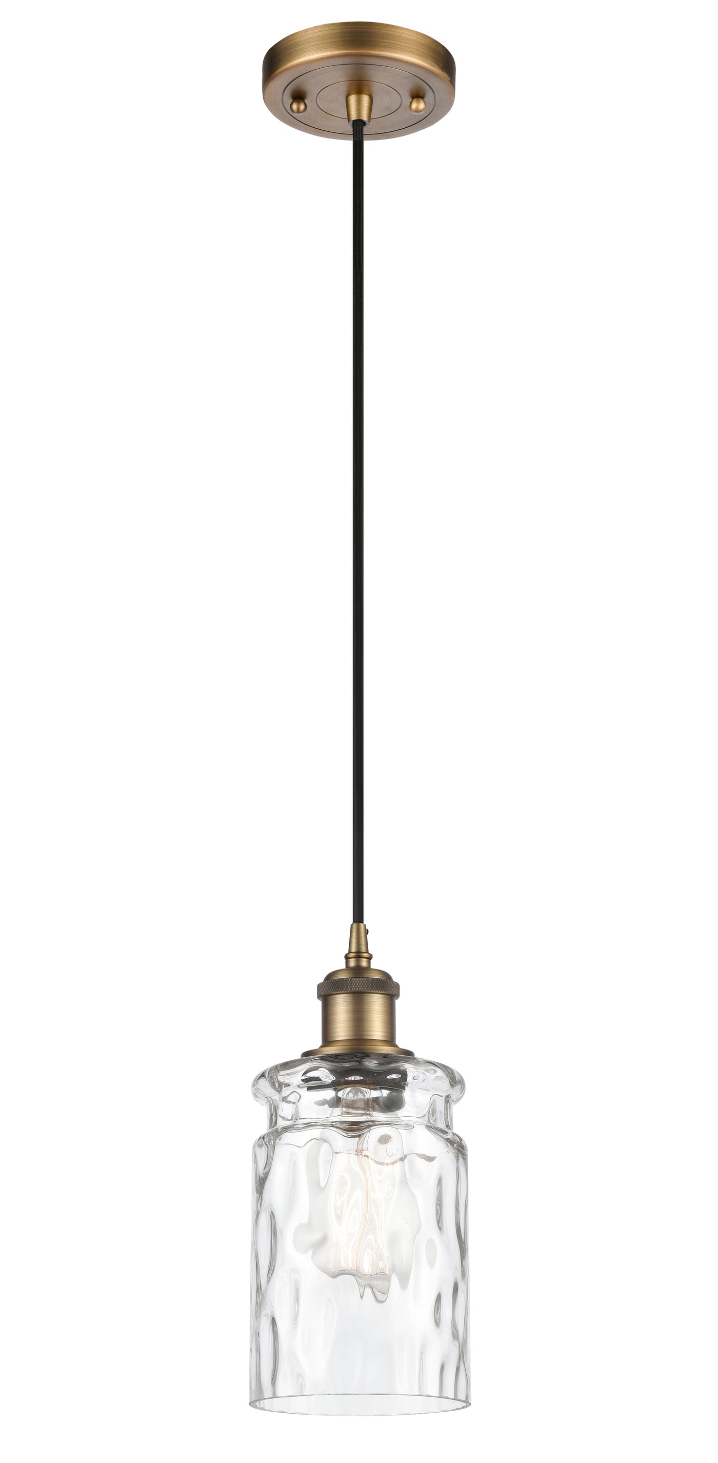 Ballston Mini Pendant Antique Brass Finish
