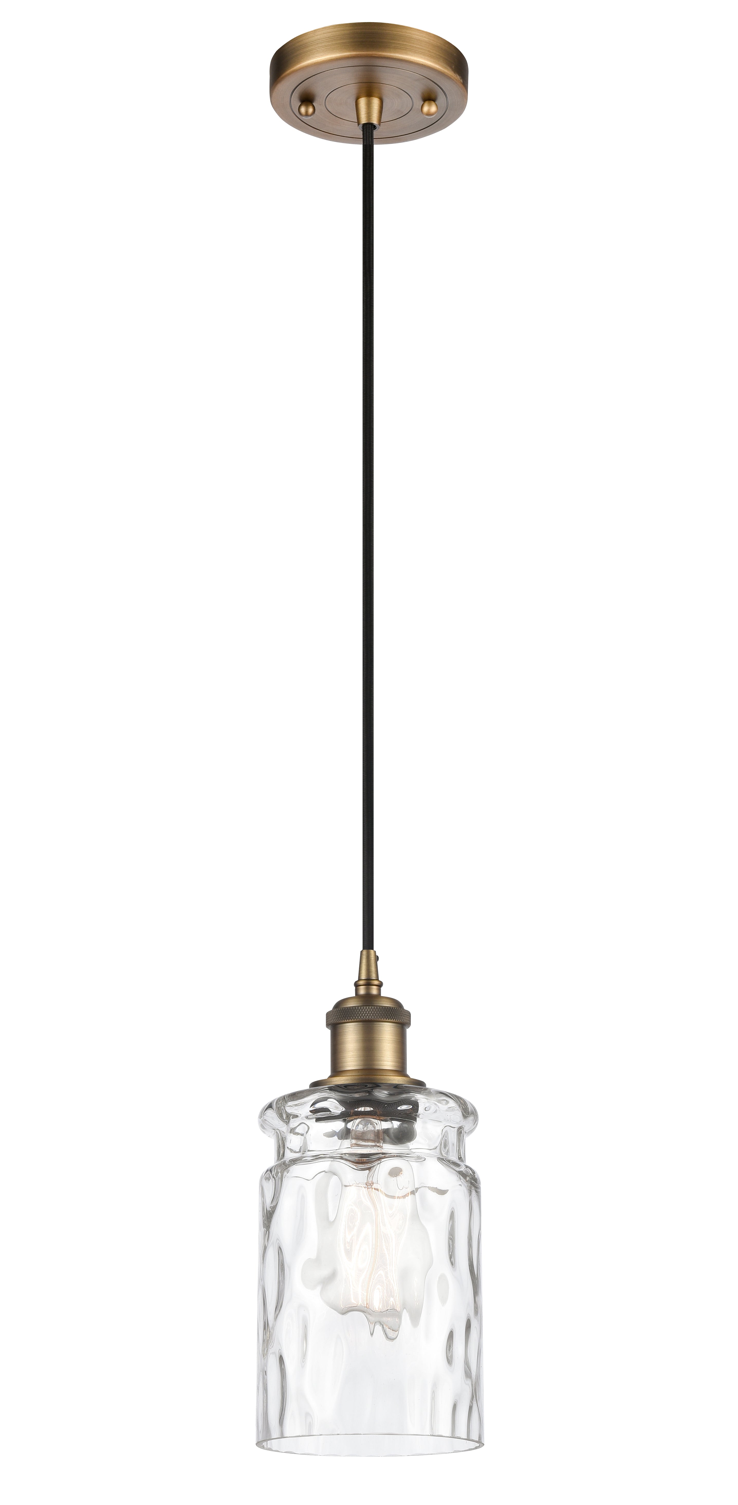 Ballston Mini Pendant Antique Brass