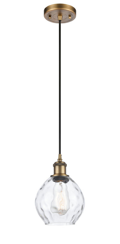 Ballston Mini Pendant Antique Brass Finish