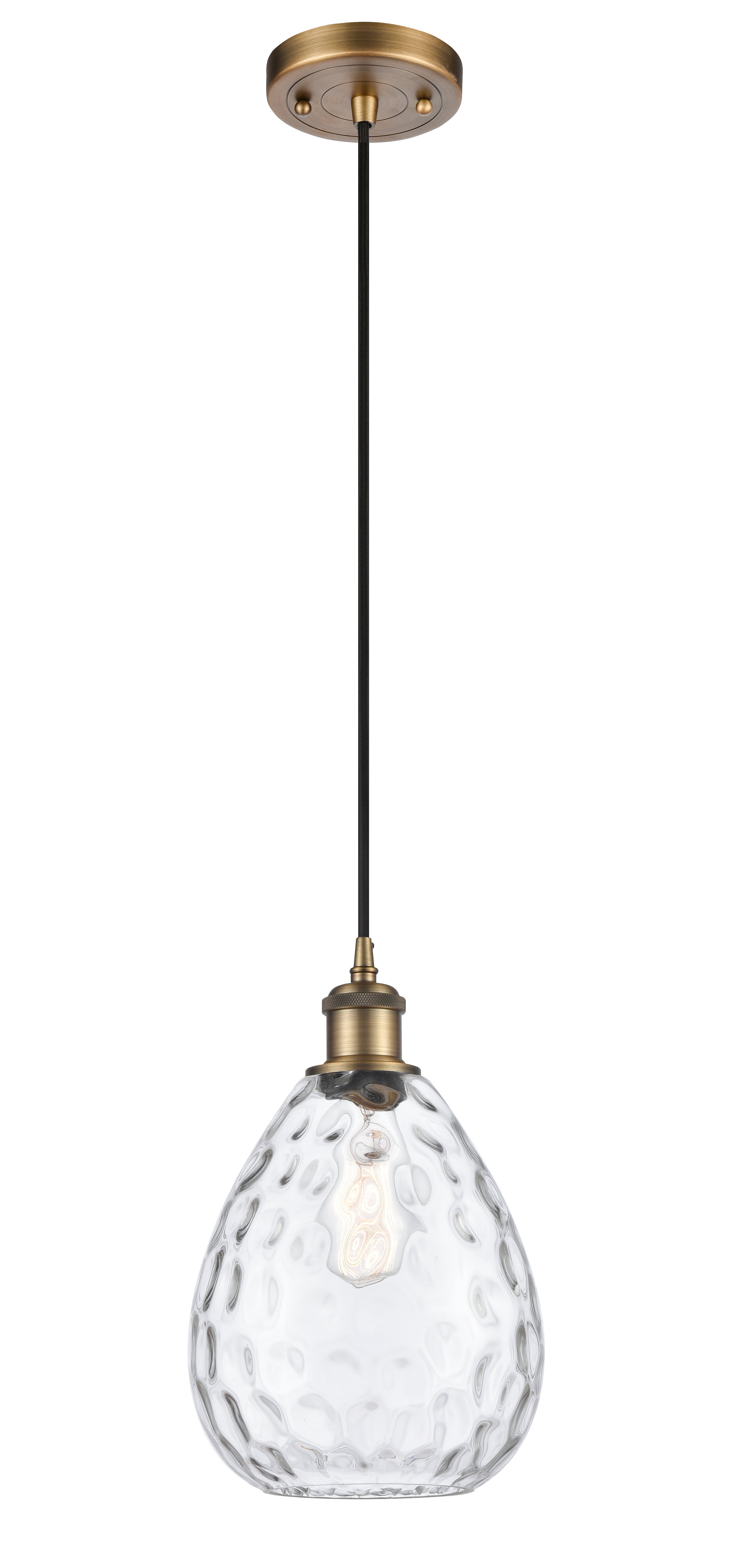 Ballston Mini Pendant Antique Brass Cast