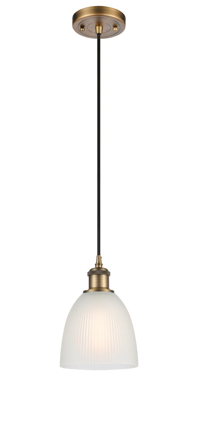 Ballston Mini Pendant Antique Brass 6 Inch