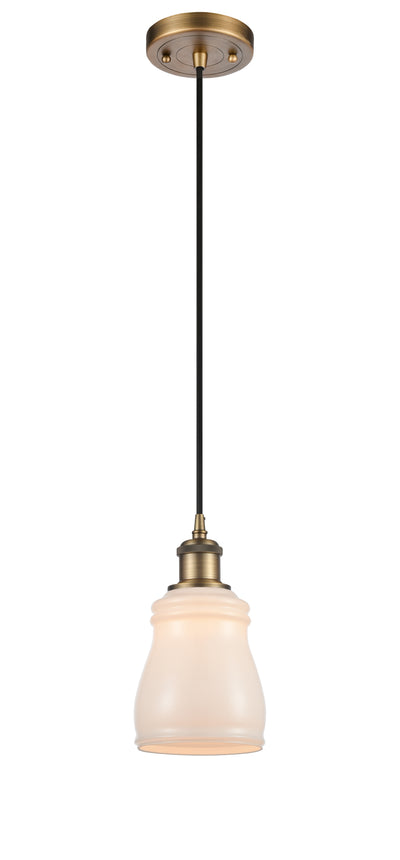 Ballston Mini Pendant Antique Brass Finish