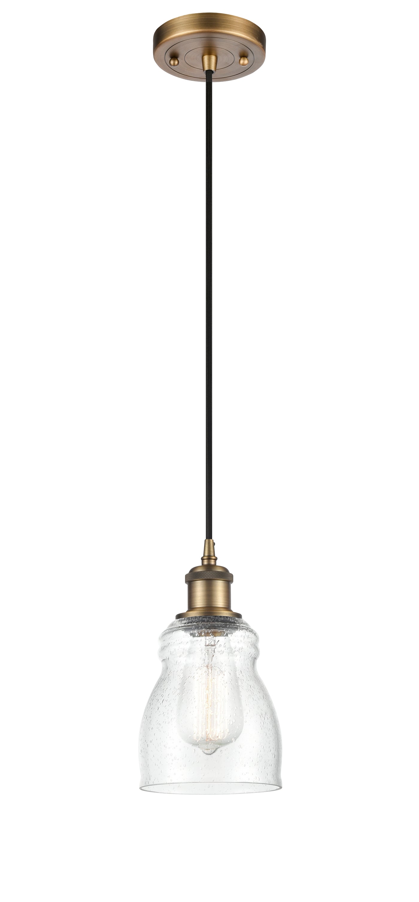 Ballston Mini Pendant Antique Brass Finish
