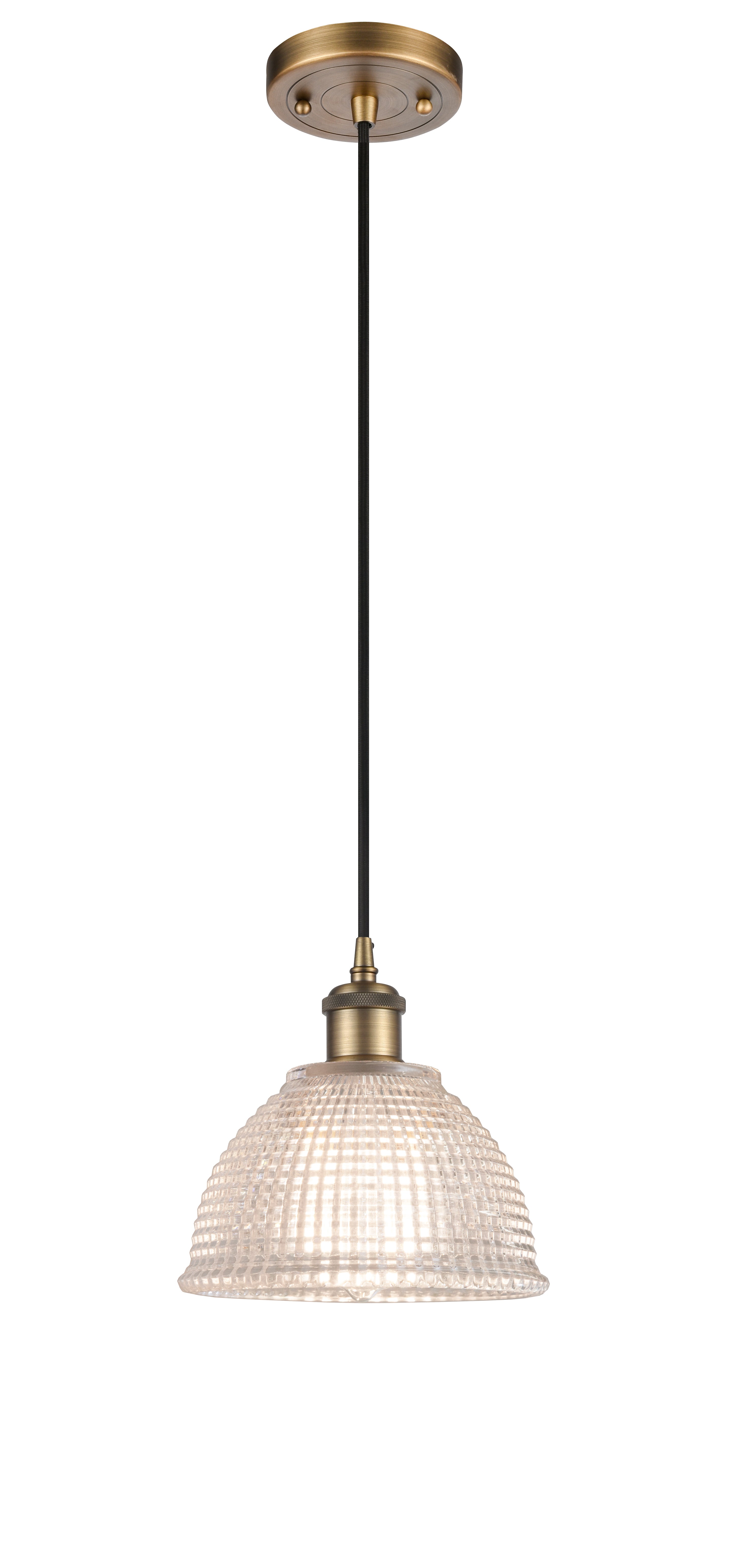 Ballston Mini Pendant Cast Brass Antique