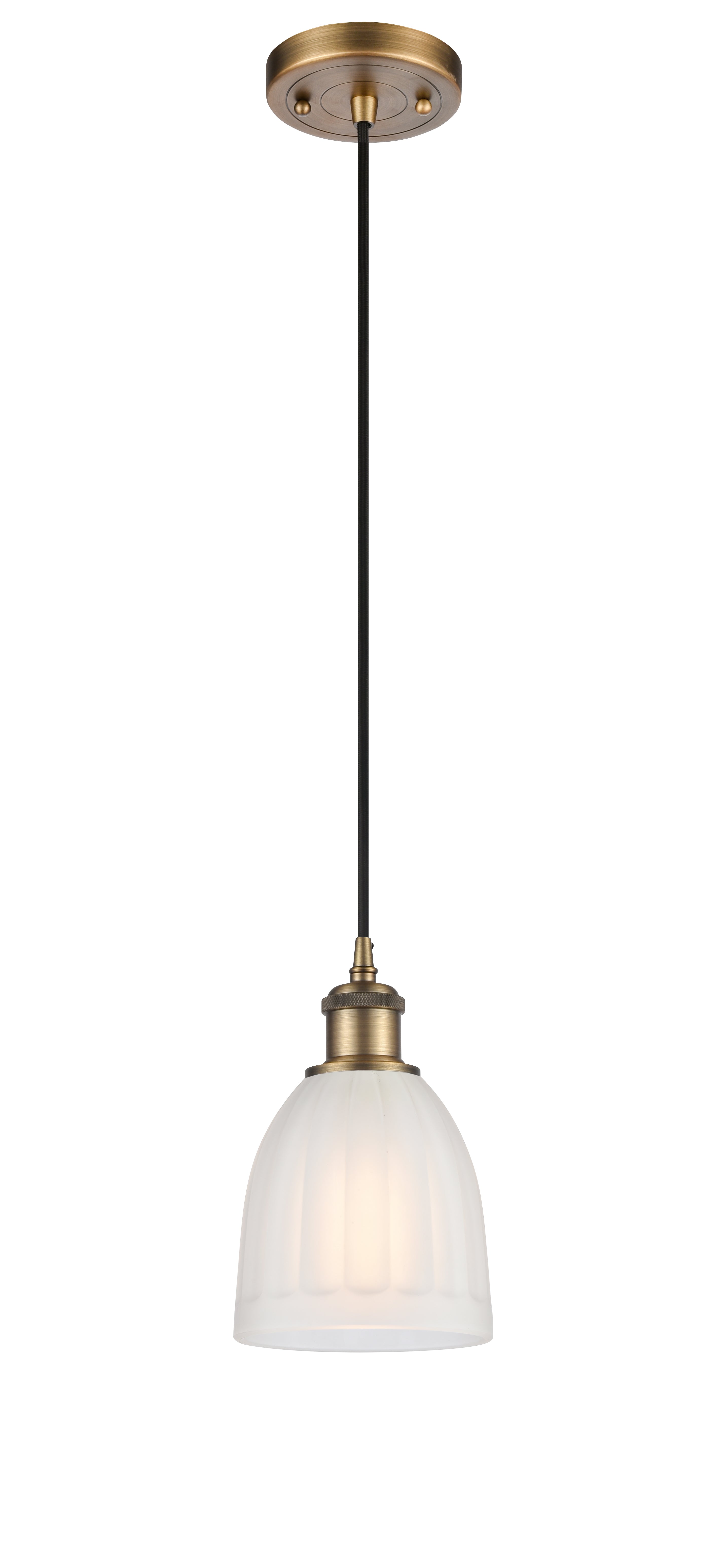 Ballston Mini Pendant Cast Brass Antique Brass