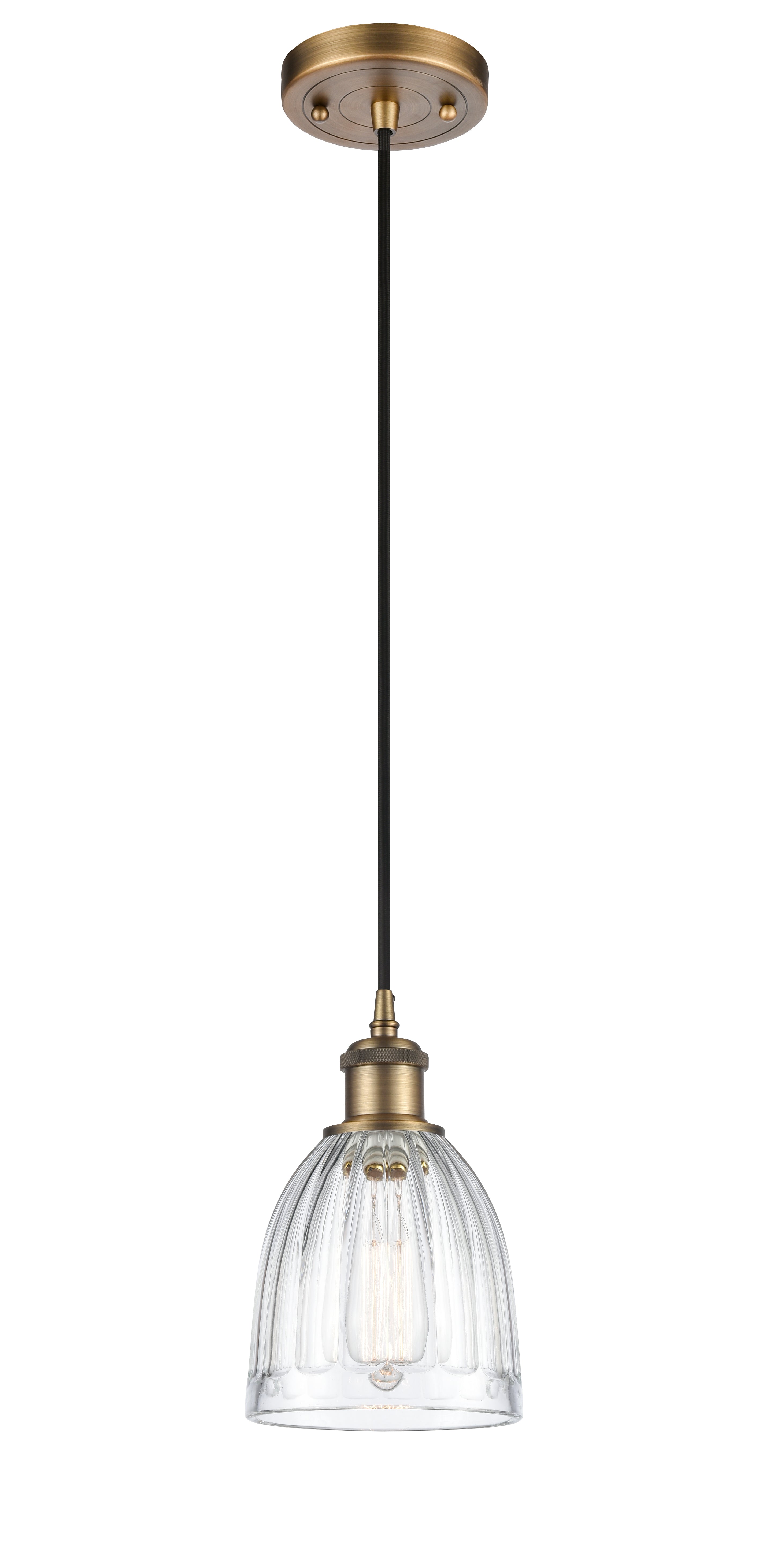 Ballston Mini Pendant Antique Brass Finish