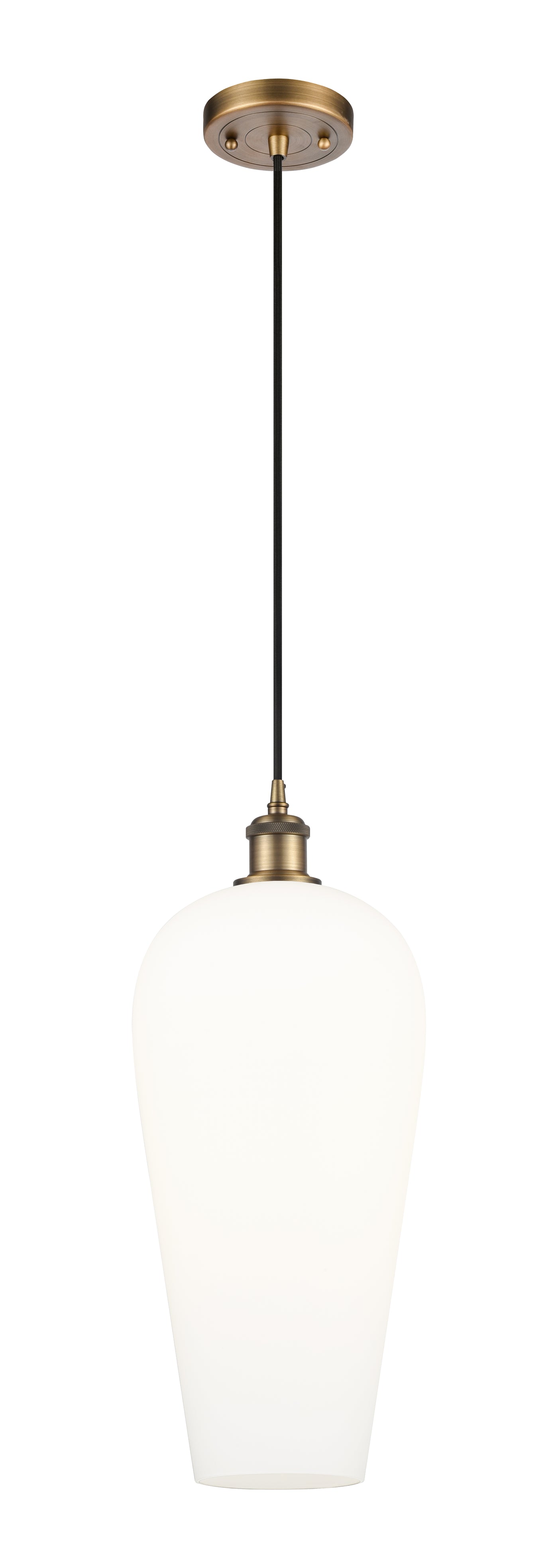 Ballston Mini Pendant Antique Brass Cast