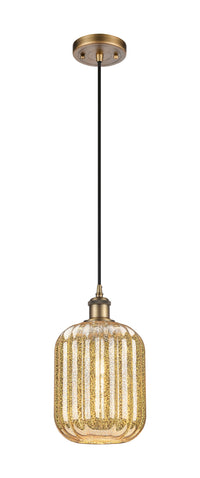 Ballston Mini Pendant Antique Brass Finish