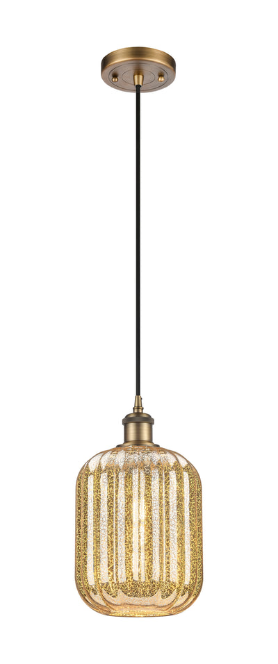 Ballston Mini Pendant Antique Brass Finish
