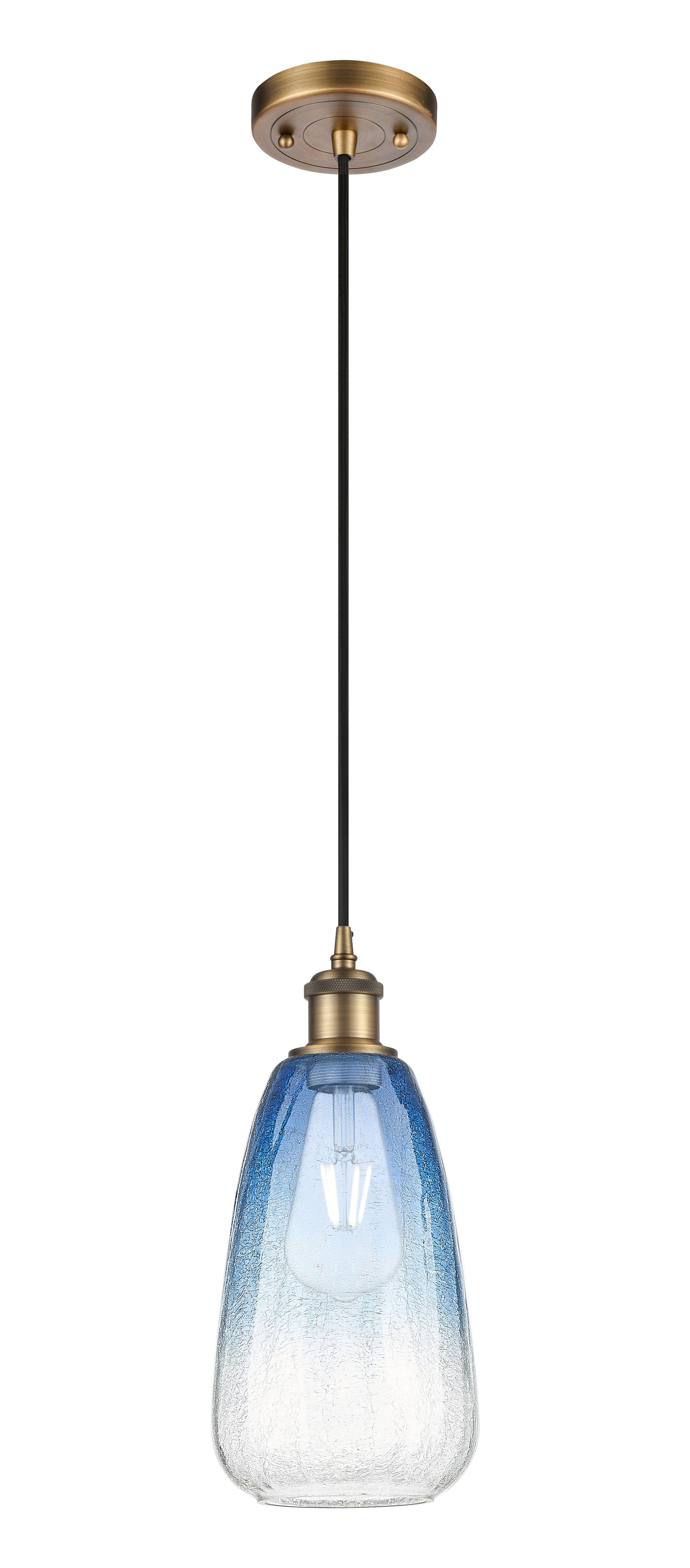 Ballston Mini Pendant Antique Brass 6 Inch
