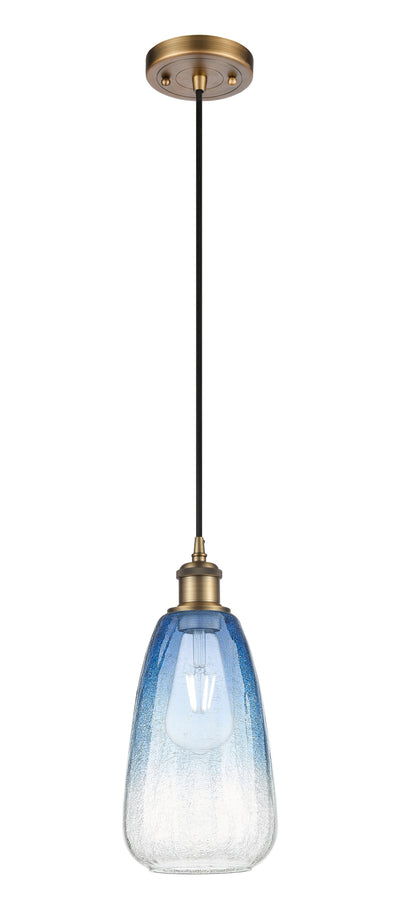 Ballston Mini Pendant Antique Brass 6 Inch