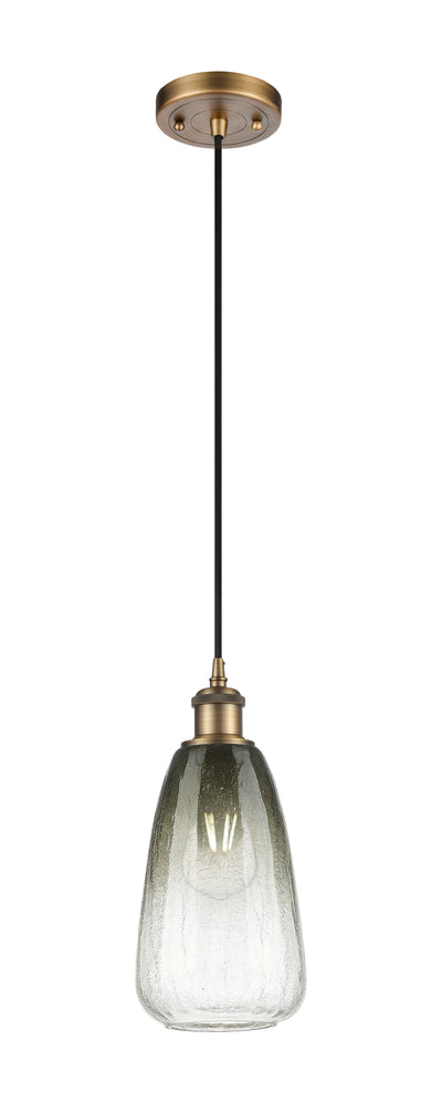Ballston Mini Pendant Antique Brass 6 Inch