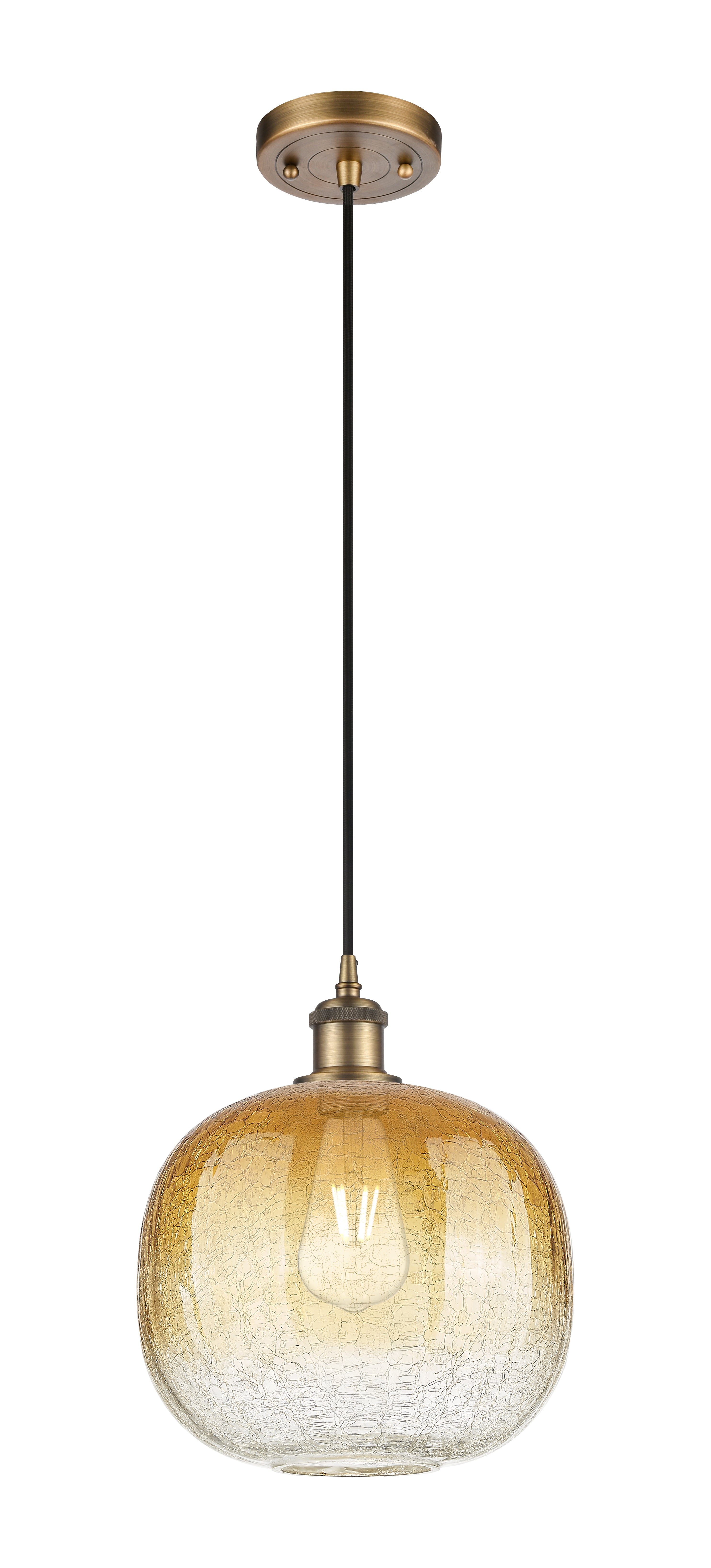 Ballston Mini Pendant Antique Brass Finish