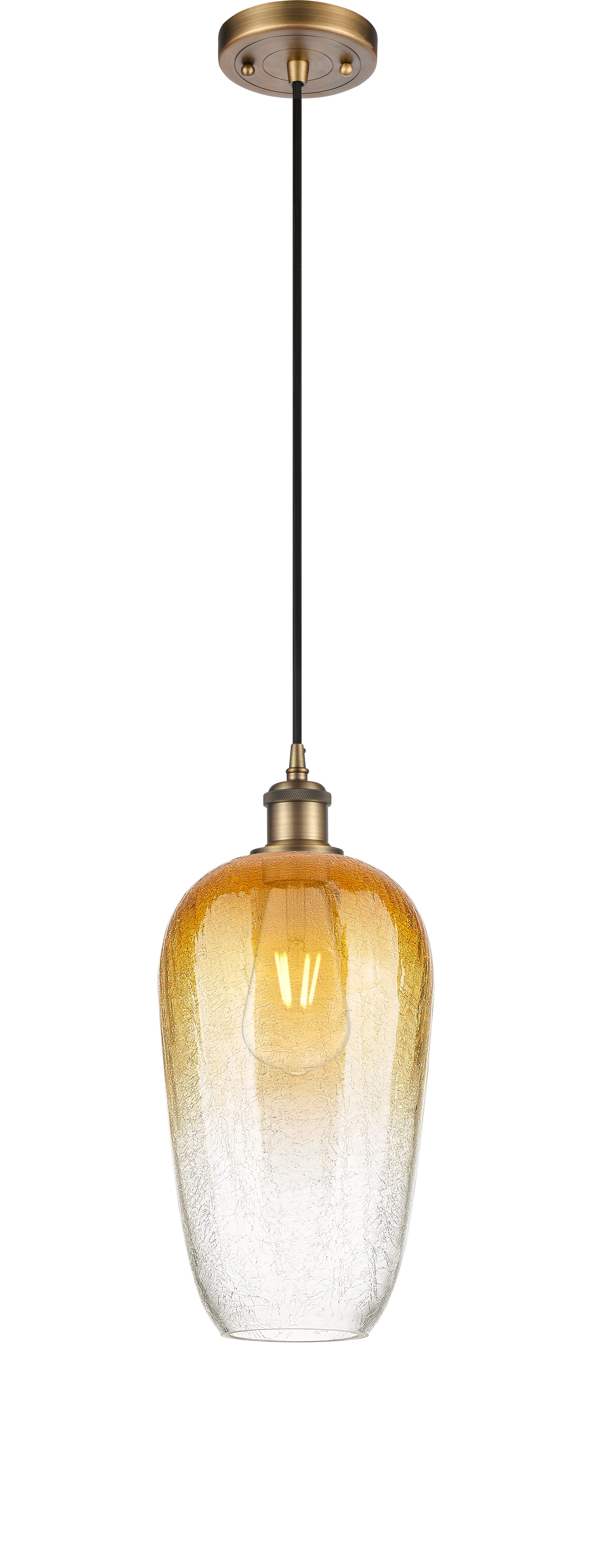 Ballston Mini Pendant Antique Brass 7 Inch