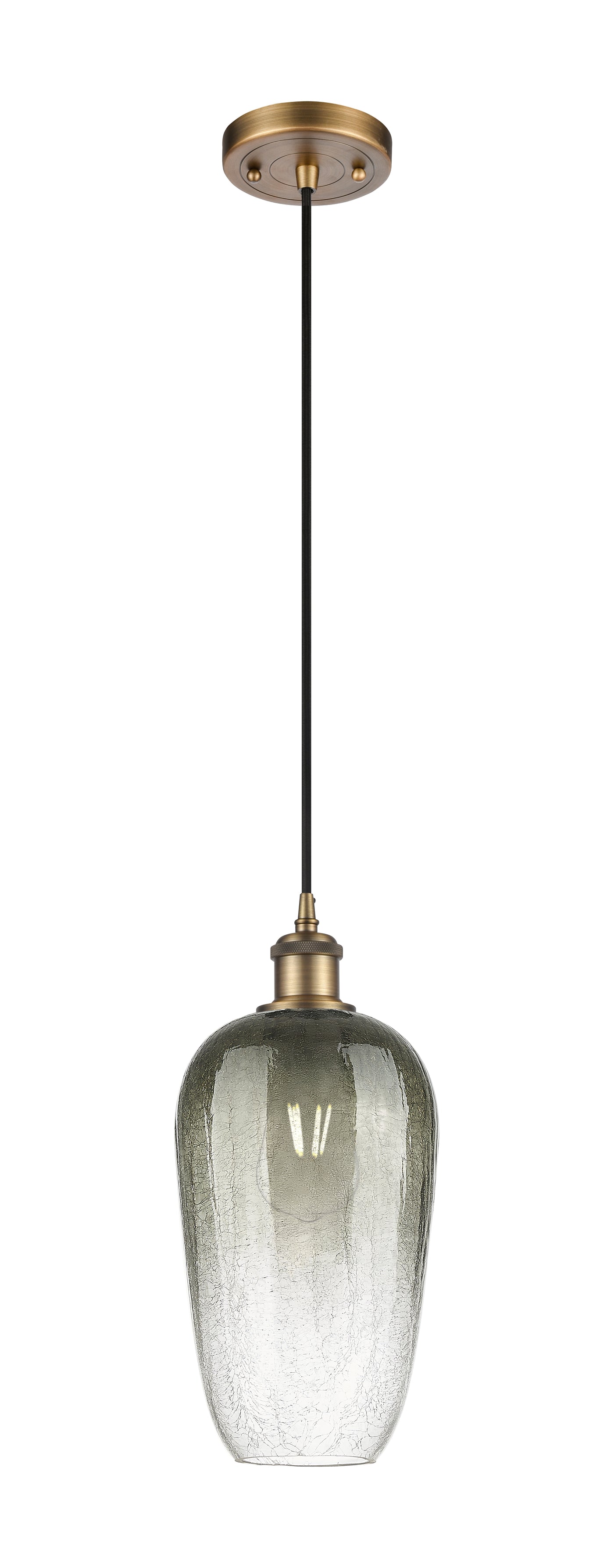 Ballston Mini Pendant Antique Brass 7 Inch