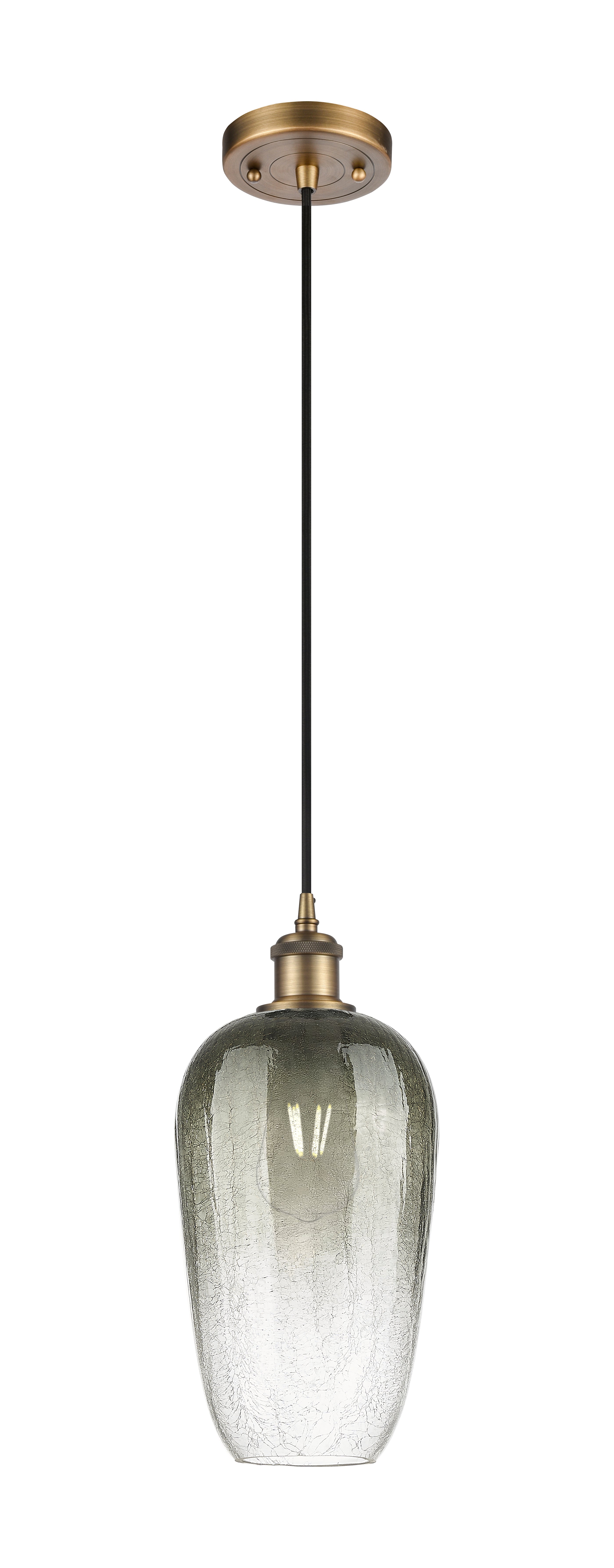 Ballston Mini Pendant Antique Brass 7 Inch