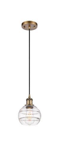 Ballston Mini Pendant Antique Brass Finish