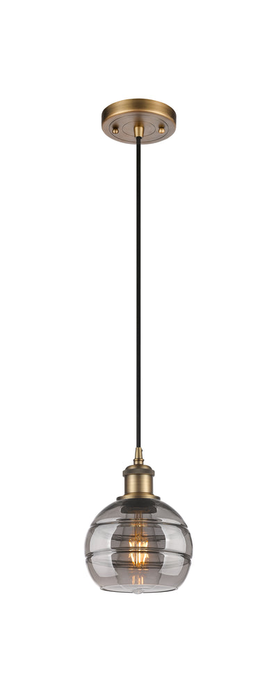Ballston Mini Pendant Antique Brass Finish