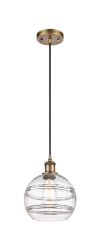 Ballston Mini Pendant Antique Brass Finish