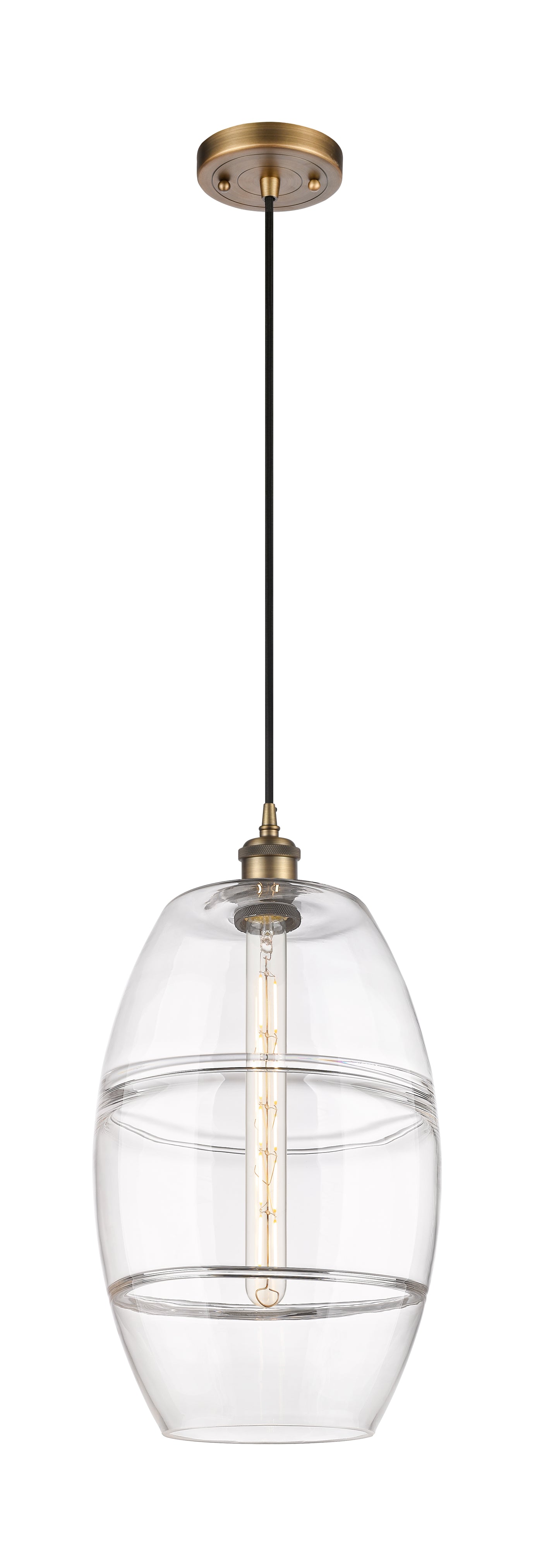 Ballston Mini Pendant Antique Brass Finish